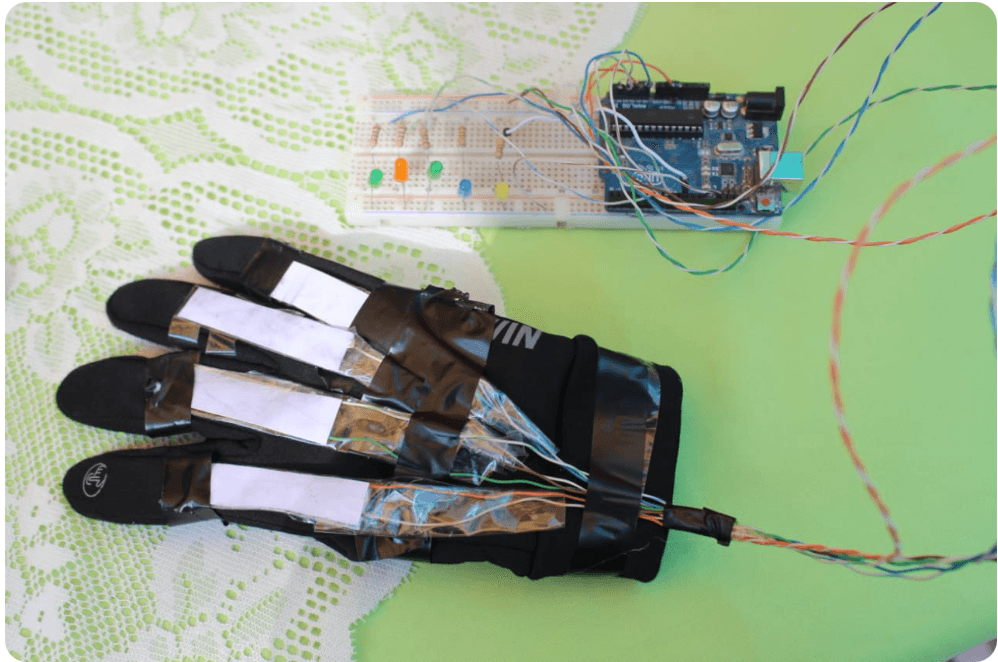 An image of the Guante con sensor de movimiento project.